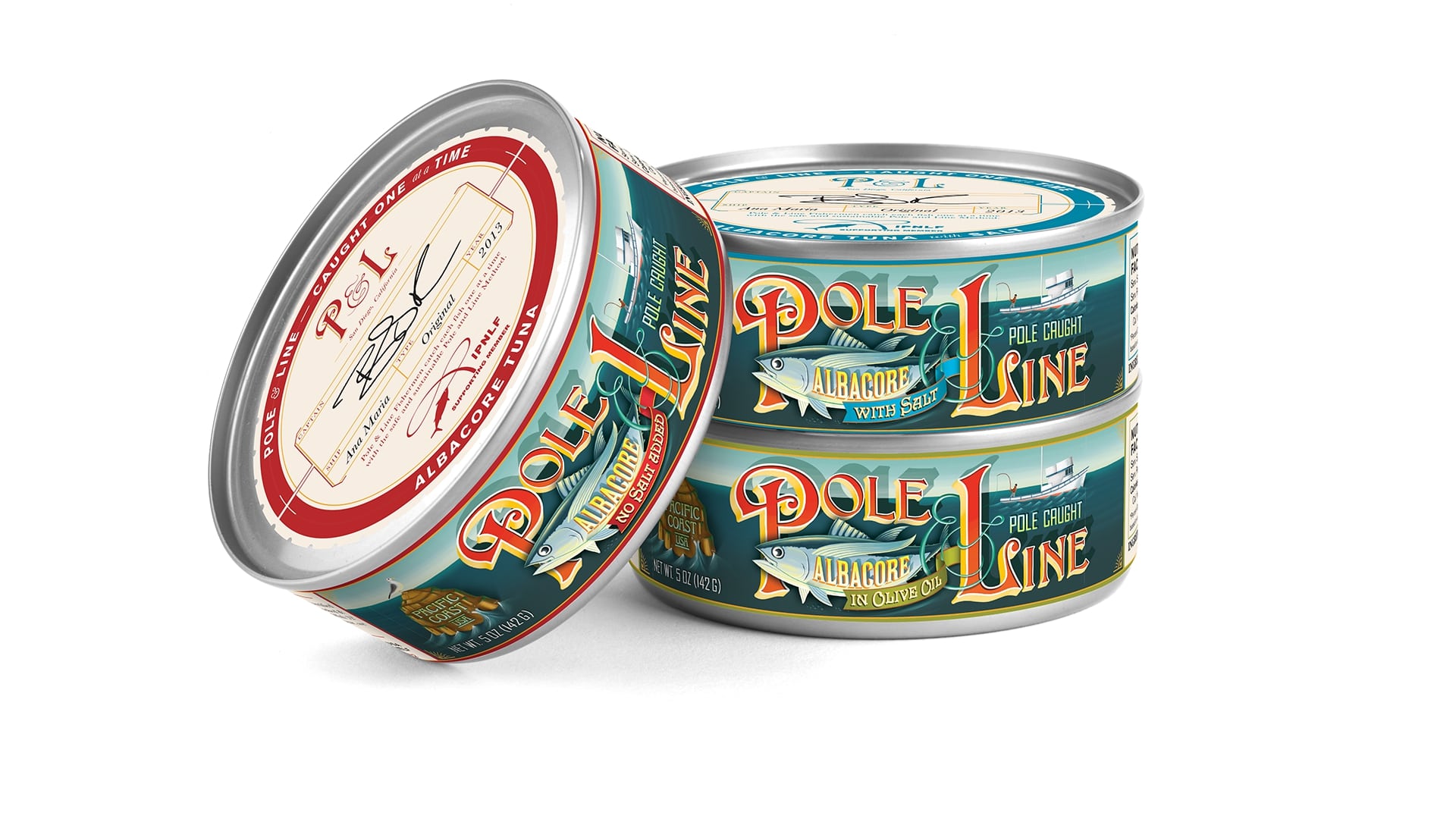 Tuna Pole and Line Branding Identity and Packaging Moxie Sozo