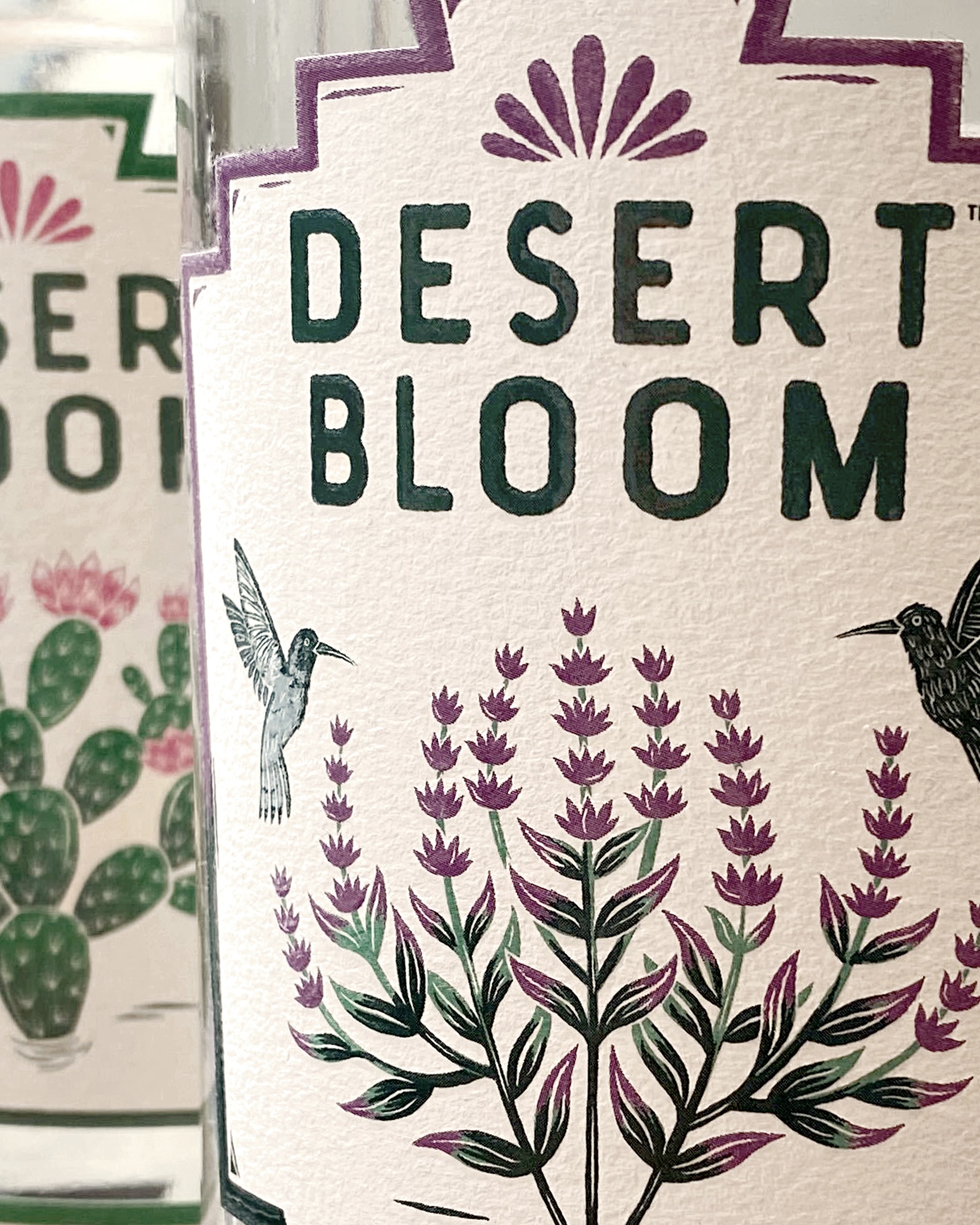 Desert Bloom Gin Bottles