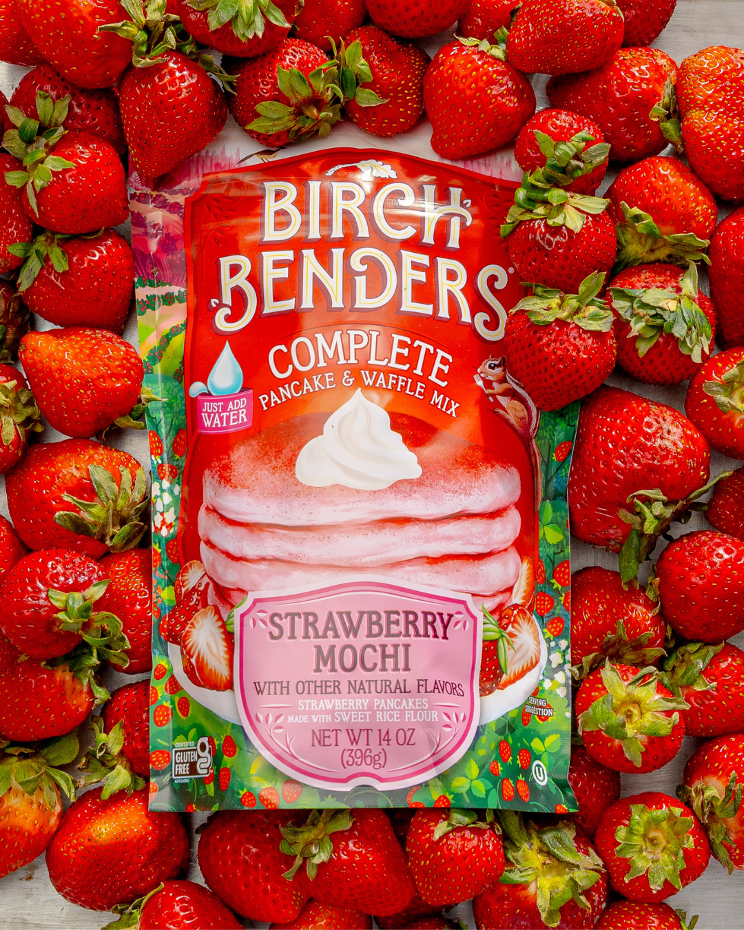 Strawberry Mochi Pancake & Waffle Mix
