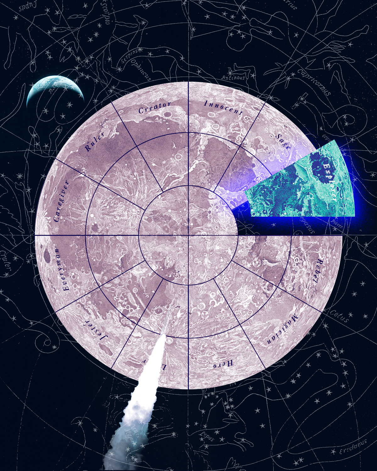 Integrity Spacecraft headed toward the Moon. 