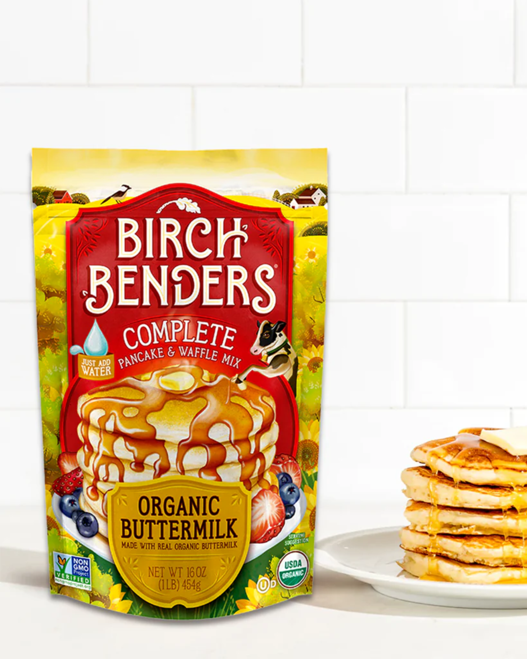 Organic Buttermilk Pancakes Birch Benders