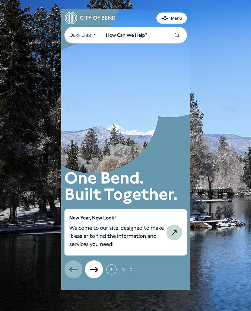 City of Bend: New Website